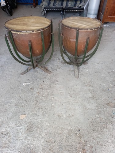 Coppia timpani antichi - timpani,